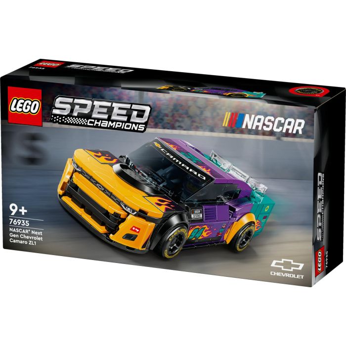 LEGO Speed Champions NASCAR Next Gen Chevrolet Camaro ZL1 Juego de Construcción para Niños a partir de 9 Años con 328 Piezas 13