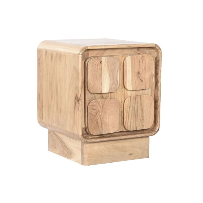 Mesita De Noche Moderno DKD Home Decor Natural 40 x 50 x 40 cm 1 Mesita De Noche Moderno DKD Home Decor Natural 40 x 50 x 40 cm 1