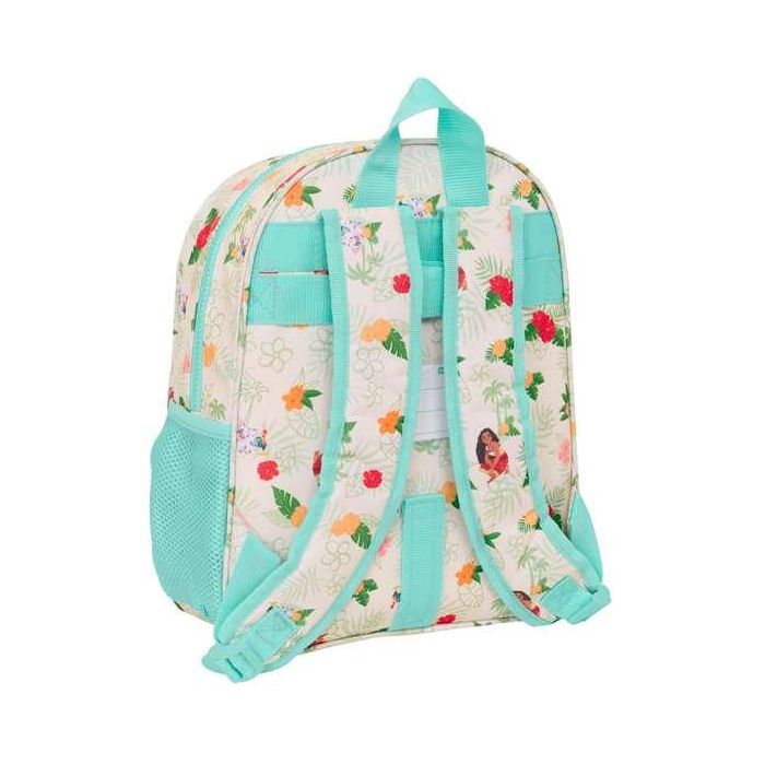 Mochila infantil adapt.carro vaiana 28x34x10 cm 1