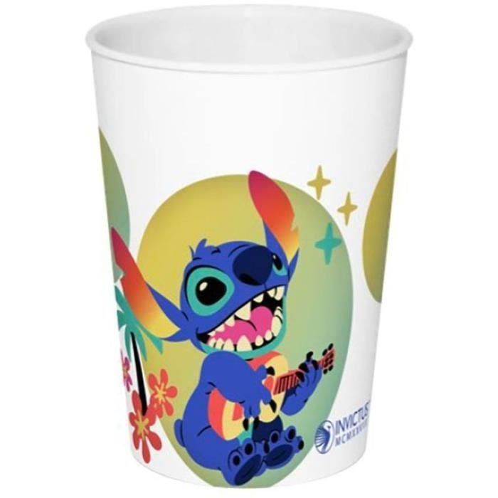 Vajilla - FUN HOUSE - STITCH AND ANGEL - Vaso, plato Ø22 cm y Ø16 cm, cubiertos, botella de agua y caja de aperitivos 2 Vajilla - FUN HOUSE - STITCH AND ANGEL - Vaso, plato Ø22 cm y Ø16 cm, cubiertos, botella de agua y caja de aperitivos 2