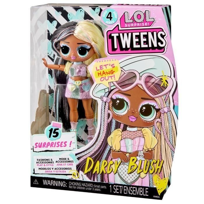 Muñeca LOL Surprise Tweens S4 - Muñeca Darcy Blush 17 cm - Accesorios sorpresa 4 Muñeca LOL Surprise Tweens S4 - Muñeca Darcy Blush 17 cm - Accesorios sorpresa 4