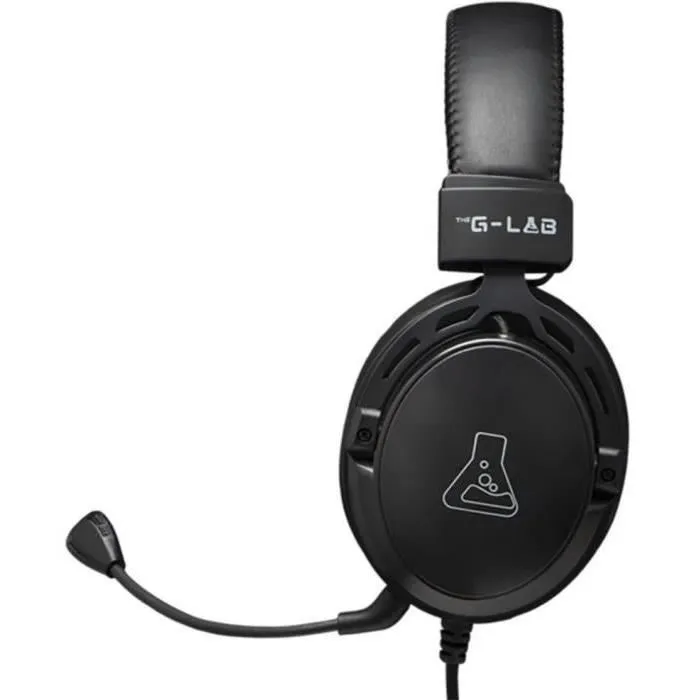 The G-Lab THE3760162050615 Auriculares Gaming con Cable KORP TITANIUM Micrófono PC/PS4/Xbox One Negro 3