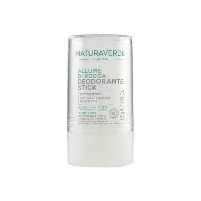Naturaverde Deodorant Stick Allume Di Rocca 115 gr