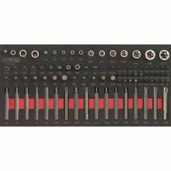 KS TOOLS 713.5010 - Módulo de puntas y vasos para destornillador Torx - 88 piezas