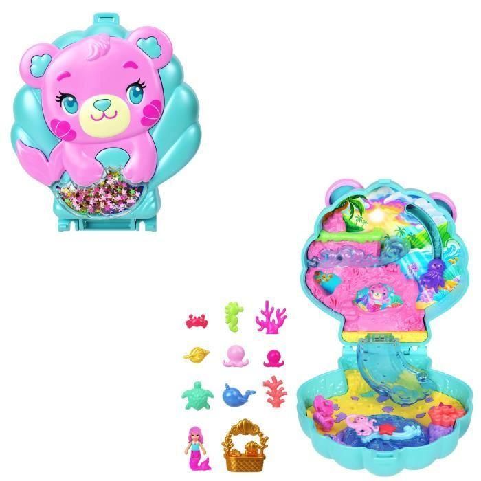 Polly Pocket - Juego Isla Brillante - Minifiguras y animales - Polly Pocket - JCB16 1