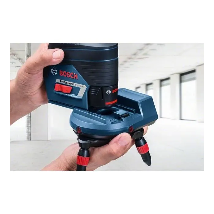 Bosch Professional Accesorio de medición RM3 Soporte Giratorio para GCL 2-50C y GCL 2-50CG - 0601092800 1