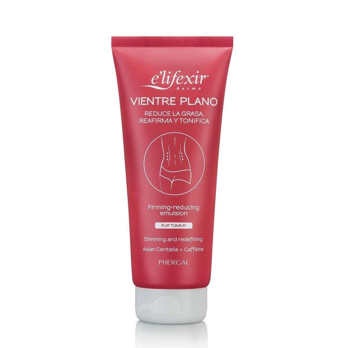 E'Lifexir DERMO Vientre Plano Gel Reductor y Reafirmante Abdomen: Combate Grasa Localizada y Estrías, 200 ml