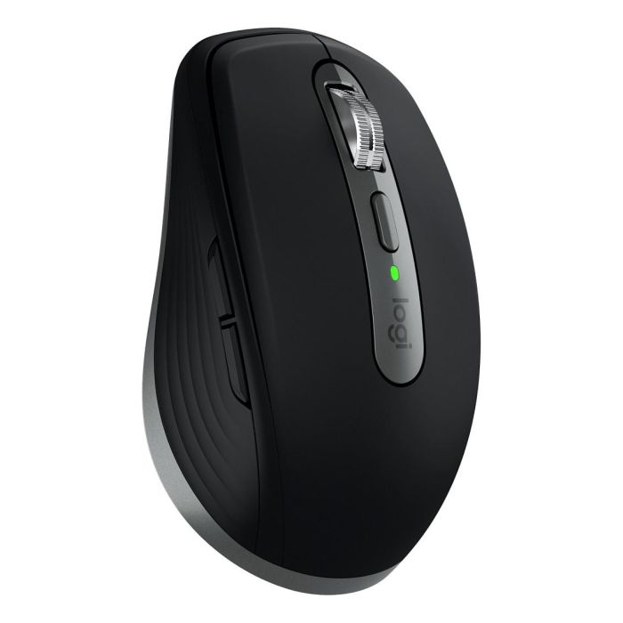 Logitech MX Anywhere 3S Para Mac - Ratón Inalámbrico Bluetooth Compacto Gris Espacio, Rueda MagSpeed, Clics Silenciosos, 8000 PPP, Recargable USB-C
