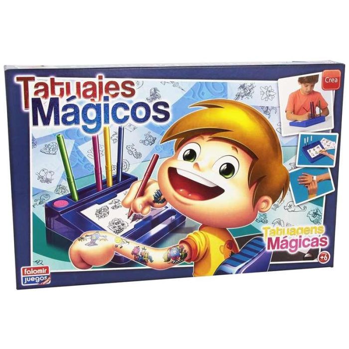 Juego De Mesa Falomir Tatuajes Magicos Infantil 2