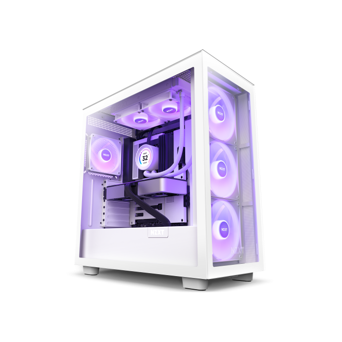 NZXT RL-KR24E-W1 Kraken Elite 240 RGB Sistema de refrigeración líquida todo en uno, 2x12cm, Blanco, Pantalla LCD