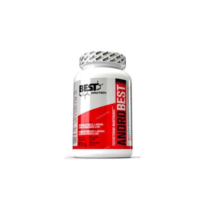 BEST PROTEIN Andro Best Neutro 90Cap. Complemento alimenticio para rendimiento deportivo y perfil hormonal con Tribulus, Arginina y Zinc