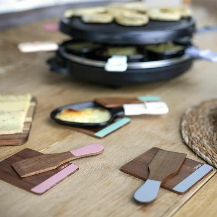 Livoo Set de 8 espátulas + 8 tablas de madera MEN427 1 Livoo Set de 8 espátulas + 8 tablas de madera MEN427 1