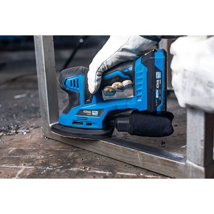Koma Tools 20v-lm Lijadora Delta 20V 12000 RPM sin Batería ni Cargador Ergonómica con Filtro Recoge Polvo y 2 Lijas P80 9 Koma Tools 20v-lm Lijadora Delta 20V 12000 RPM sin Batería ni Cargador Ergonómica con Filtro Recoge Polvo y 2 Lijas P80 9