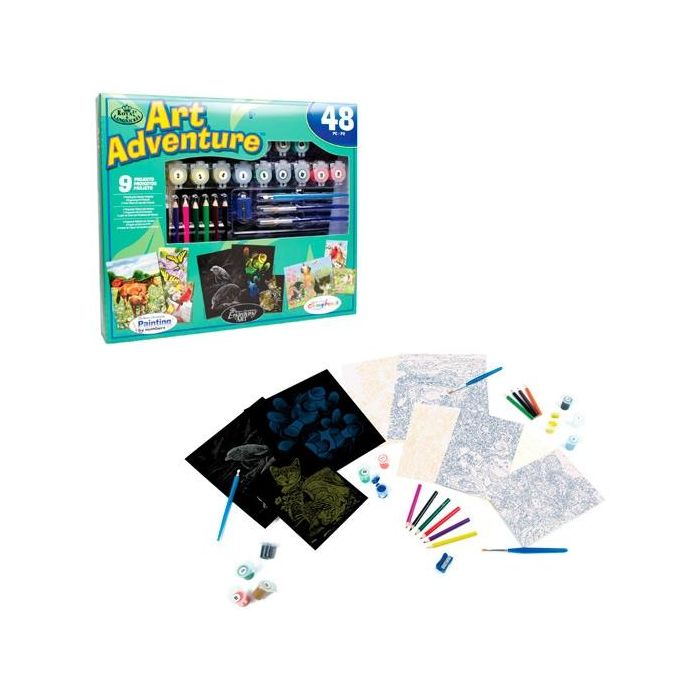 Royal Langnickel Juego De Arte Adventure Super Value 9 Proyectos