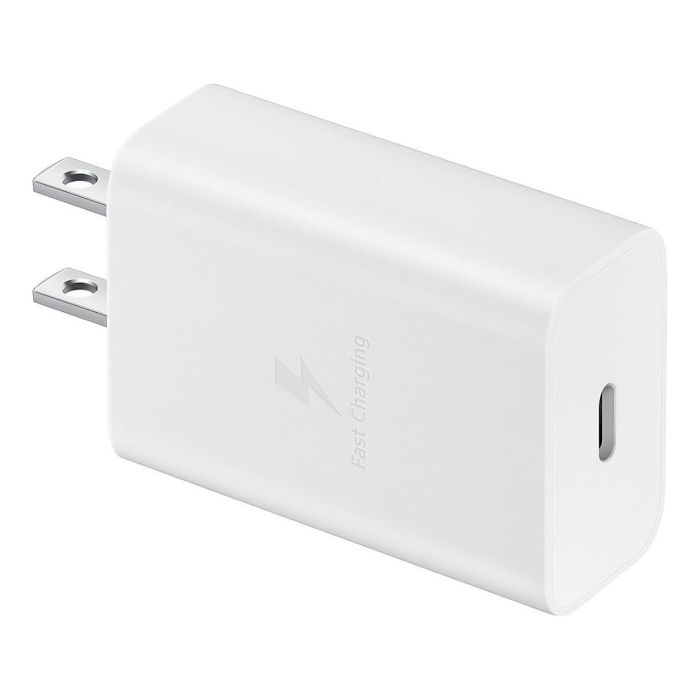 Samsung Cargador EP-T1510XWEGEU USB-C 15W + Cable USB-C Blanco