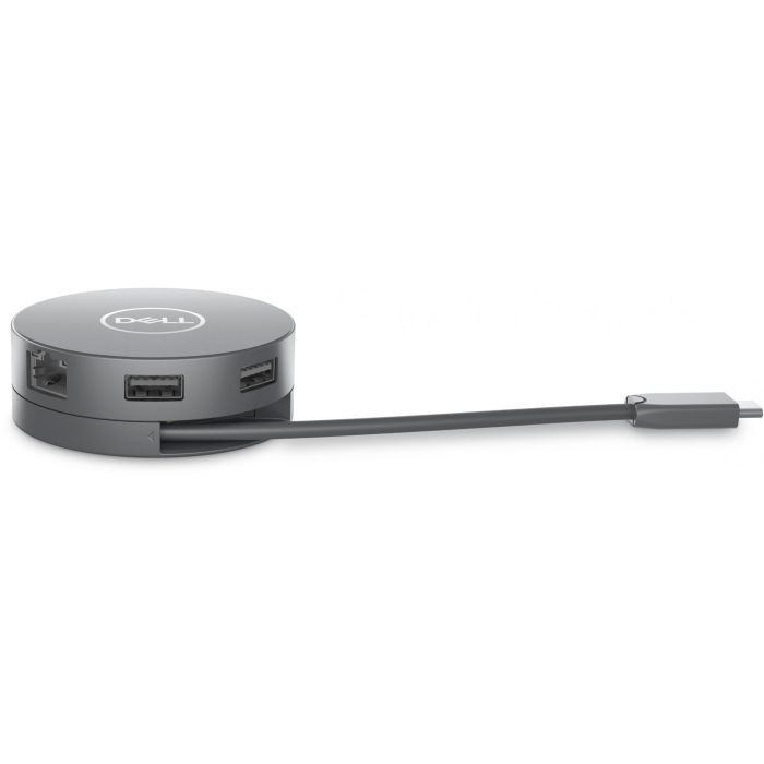 Dell DA305 Adaptador multipuerto USB-C 6 en 1: 2xUSB 3.2, HDMI 2.0, DisplayPort, Ethernet Gigabit, VGA – Plata 5