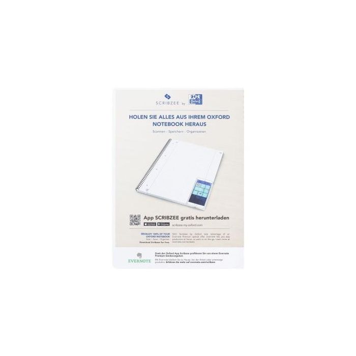 Oxford Collegeblock A4+220x295mm 80 Bl. Liniert Rand L 8 Oxford Collegeblock A4+220x295mm 80 Bl. Liniert Rand L 8