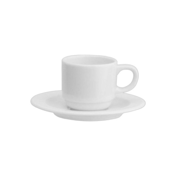 Taza Café Con Plato 100 Ml Avet (6 Unidades)