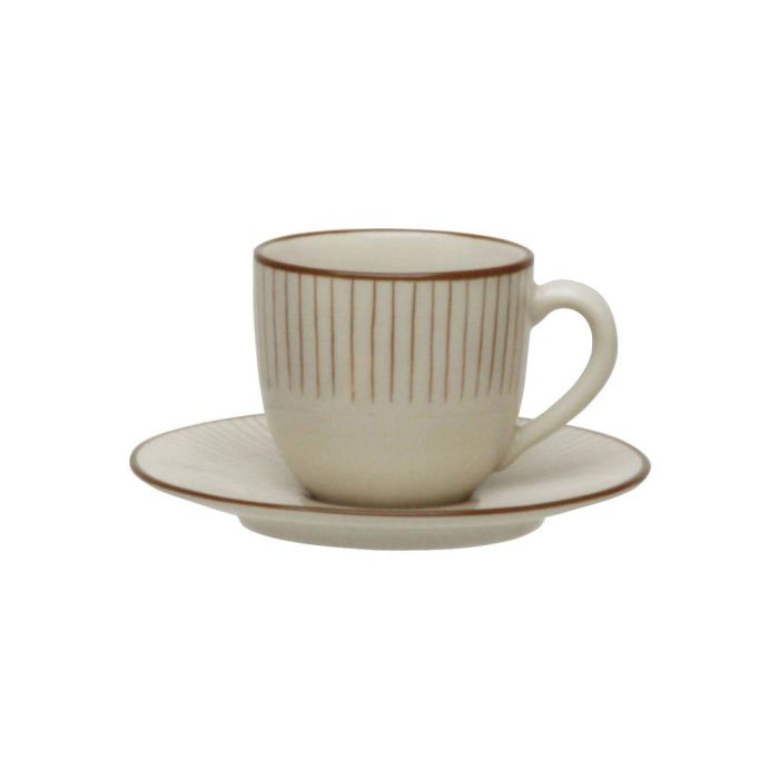 Taza Café Con Plato 120 Ml Avet (6 Unidades)