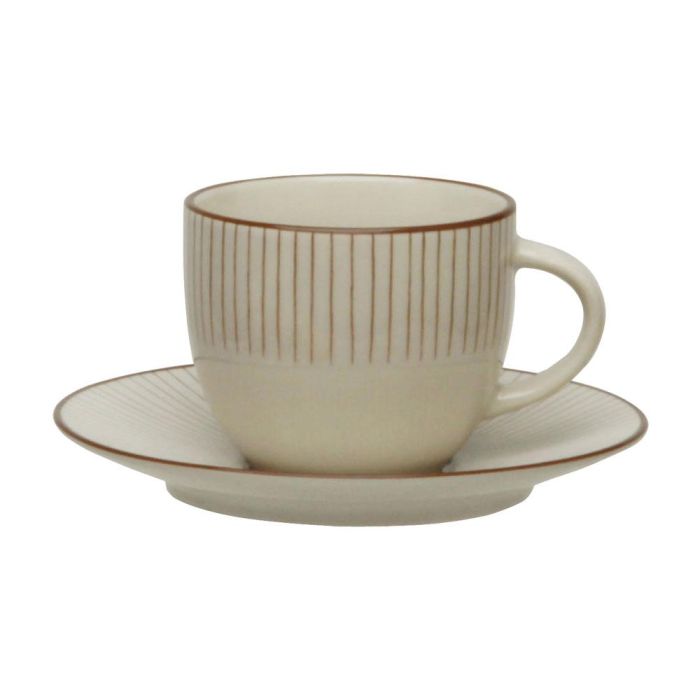 Taza Té Con Plato 280 Ml Avet (6 Unidades)