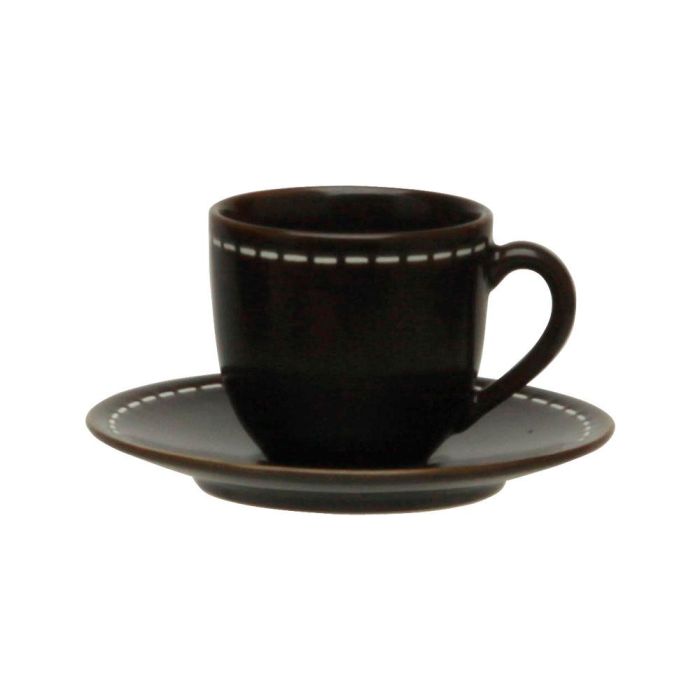 Taza Café Con Plato 120 Ml Avet (6 Unidades)