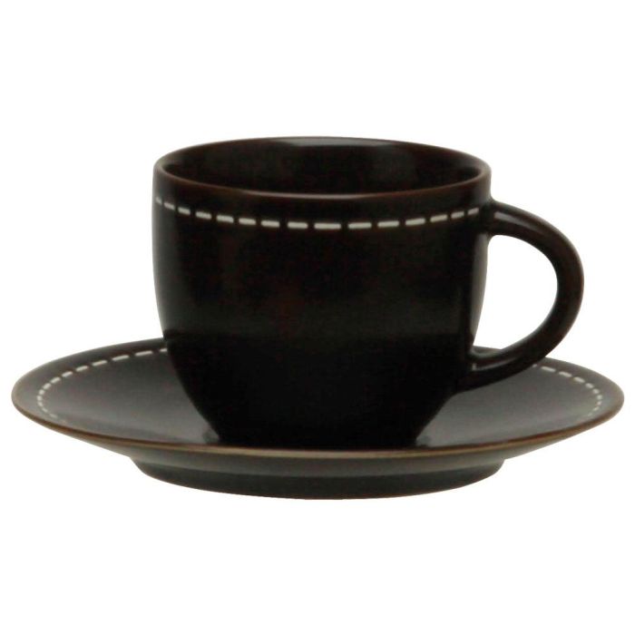 Taza Té Con Plato 280 Ml Avet (6 Unidades)