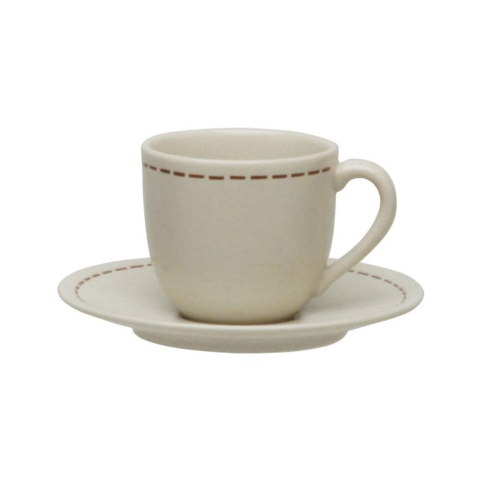 Taza Café Con Plato 120 Ml Avet (6 Unidades)