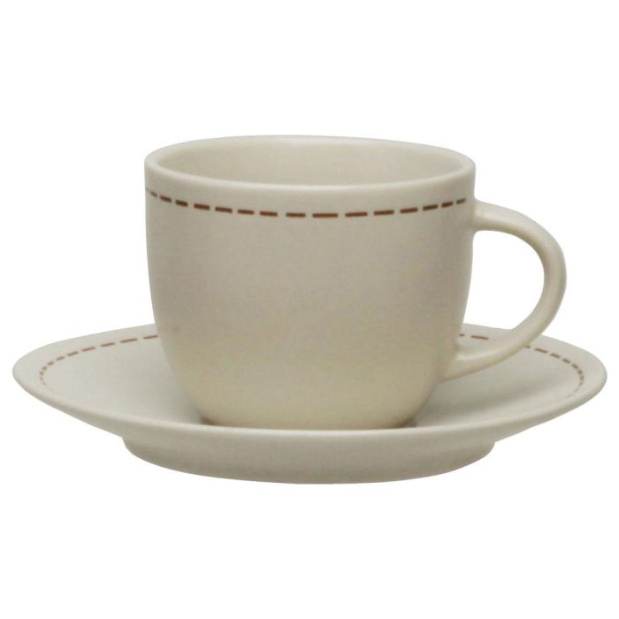 Taza Té Con Plato 280 Ml Avet (6 Unidades)