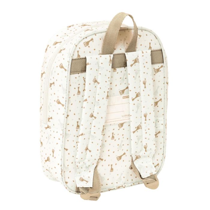 Mochila Escolar Sophie la Girafe Beige 20 x 28 x 8 cm 1 Mochila Escolar Sophie la Girafe Beige 20 x 28 x 8 cm 1