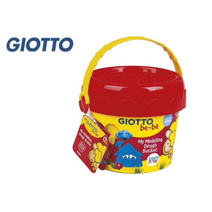 Pasta Giotto Bebe Para Modelar Cubo Maxi Con Accesorios Dermatologicamente Testado