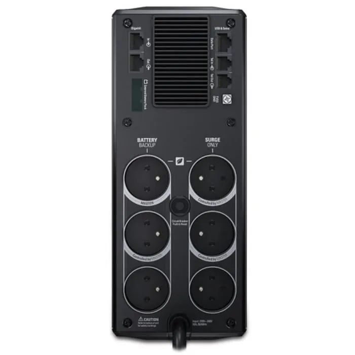 APC BR1200G-FR UPS 1200VA / 720W con 6 tomas y protección Ethernet 2