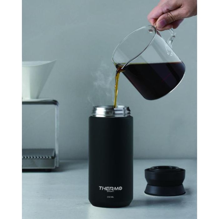 Thermosport Botella Térmica de Acero Inoxidable 350 ml, 6.7 x 6.7 x 17.7 cm (8 Unidades) 8 Thermosport Botella Térmica de Acero Inoxidable 350 ml, 6.7 x 6.7 x 17.7 cm (8 Unidades) 8