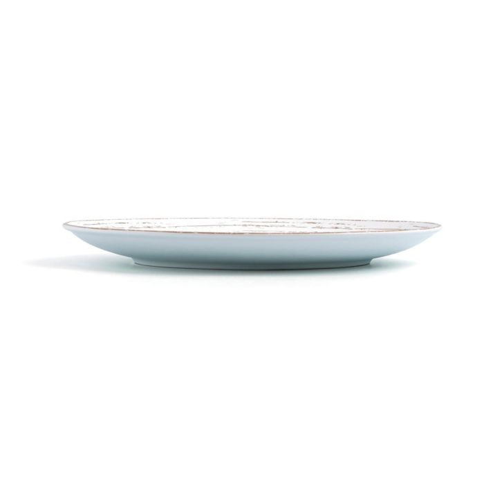 Plato Llano Ariane Tornado White Bicolor Cerámica Ø 31 cm (6 Unidades) 1 Plato Llano Ariane Tornado White Bicolor Cerámica Ø 31 cm (6 Unidades) 1