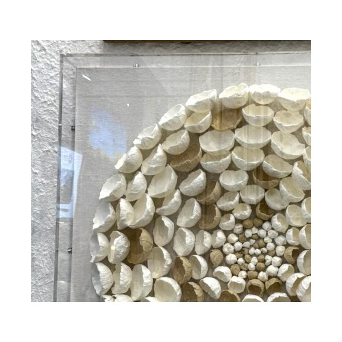 Cuadro Scandi DKD Home Decor Blanco Natural 7 x 60 x 60 cm (2 Unidades) 1