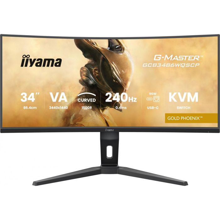iiyama GCB3486WQSCP Monitor G-Master Gold Phoenix 34"/86.4cm Curvo 21:9 TFT 15 iiyama GCB3486WQSCP Monitor G-Master Gold Phoenix 34"/86.4cm Curvo 21:9 TFT 15