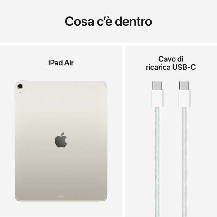 Apple iPad Air 13" 7th Wi-Fi Cell/ 5G/ M3/ 512GB/ Blanco Estrella 11 Apple iPad Air 13" 7th Wi-Fi Cell/ 5G/ M3/ 512GB/ Blanco Estrella 11