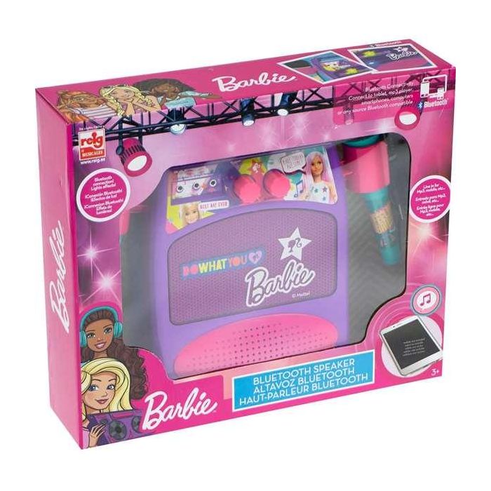 Reig Bafle con 2 Micros Barbie Reig Bafle con 2 Micros Barbie
