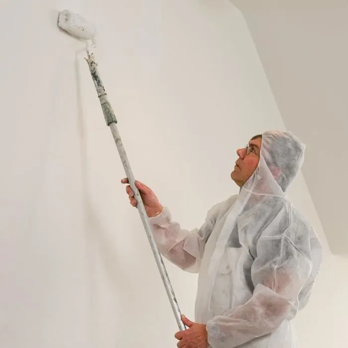 CON:P 4555500 Traje de Protección Desechable Talla L Polipropileno Blanco 1