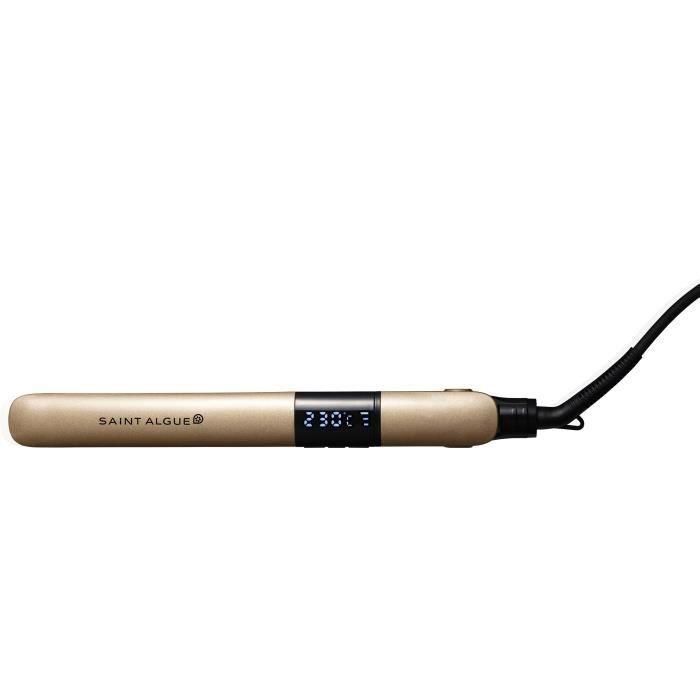 SAINT ALGUE 3963 - Plancha de pelo Demeliss GOLD - Revestimiento cerámico - Placas flotantes ultrafinas - 150 a 230 ° C - Negro / Dorado 1 SAINT ALGUE 3963 - Plancha de pelo Demeliss GOLD - Revestimiento cerámico - Placas flotantes ultrafinas - 150 a 230 ° C - Negro / Dorado 1