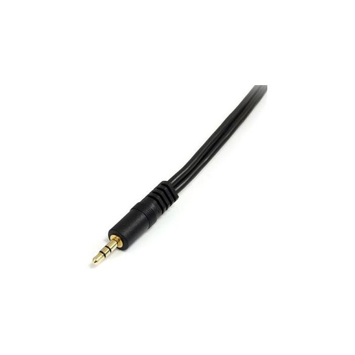 StarTech Adaptador de Audio Separador Estéreo, 3.5 mm Macho a 2 Hembras, Cable de 15 cm (0.15M), Chapado en Oro, Compatible con MU1MMS, PCISOUND4CH 1
