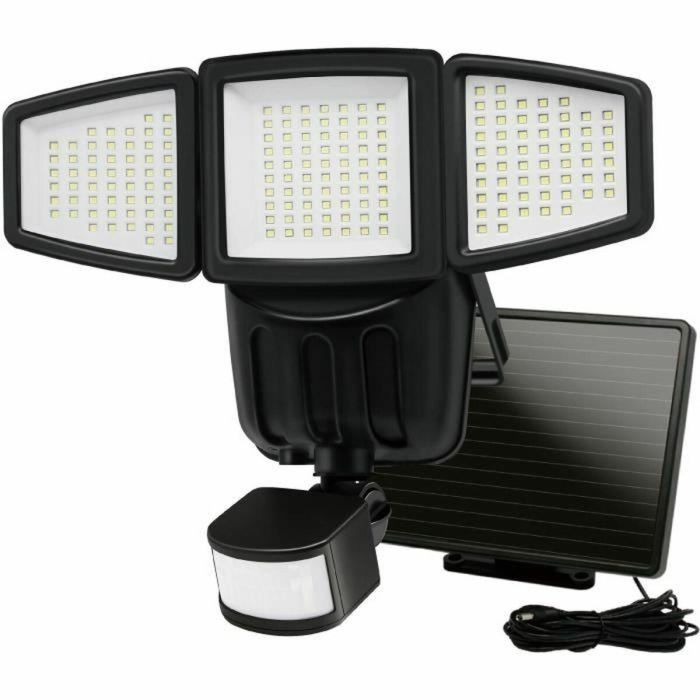 Galix G4442 Foco solar 3 cabezales - 1500 lúmenes - 182 LED SMD - Modos automático/forzado 2 Galix G4442 Foco solar 3 cabezales - 1500 lúmenes - 182 LED SMD - Modos automático/forzado 2