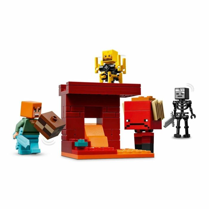 Juego de construccion la batalla de lava del inframundo lego minecraft 5 Juego de construccion la batalla de lava del inframundo lego minecraft 5