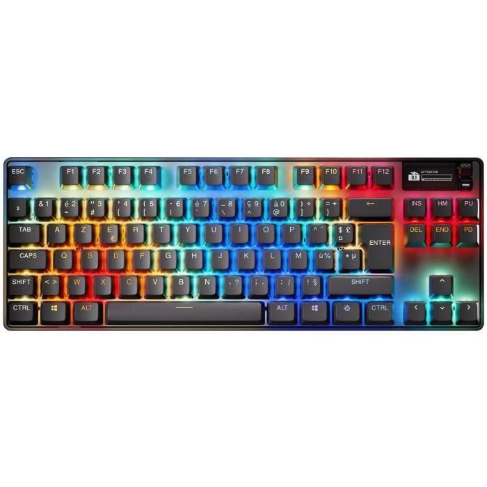 Teclado mecánico inalámbrico para juegos - STEELSERIES - APEX PRO TKL GEN 3 - Negro 1 Teclado mecánico inalámbrico para juegos - STEELSERIES - APEX PRO TKL GEN 3 - Negro 1