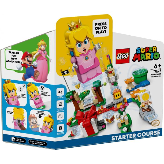 LEGO 71403 Super Mario Aventuras con Peach – Set Inicial con Figura Interactiva, Toad y Lemmy 5 LEGO 71403 Super Mario Aventuras con Peach – Set Inicial con Figura Interactiva, Toad y Lemmy 5