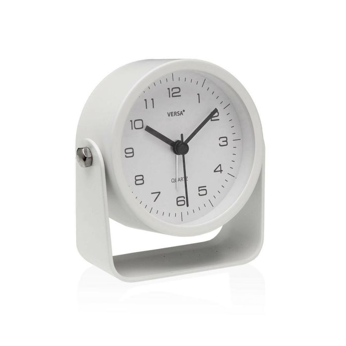 Reloj de Mesa Versa Alura Blanco Plástico 4,1 x 10 x 10 cm