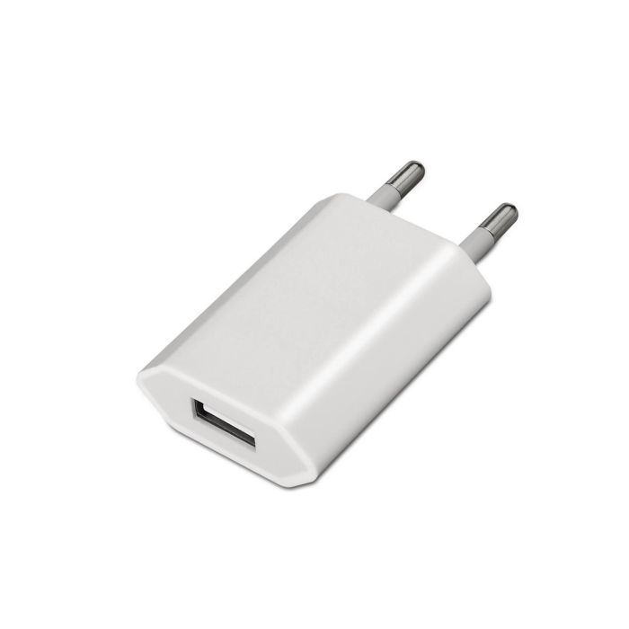Aisens Mini Cargador USB 5V-1A Blanco