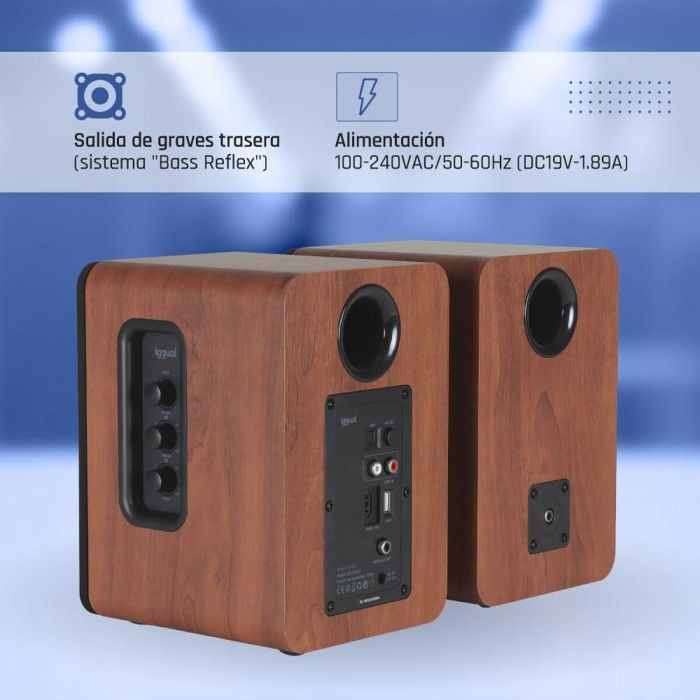 Altavoces PC iggual IGG319963 50 W 6 Altavoces PC iggual IGG319963 50 W 6