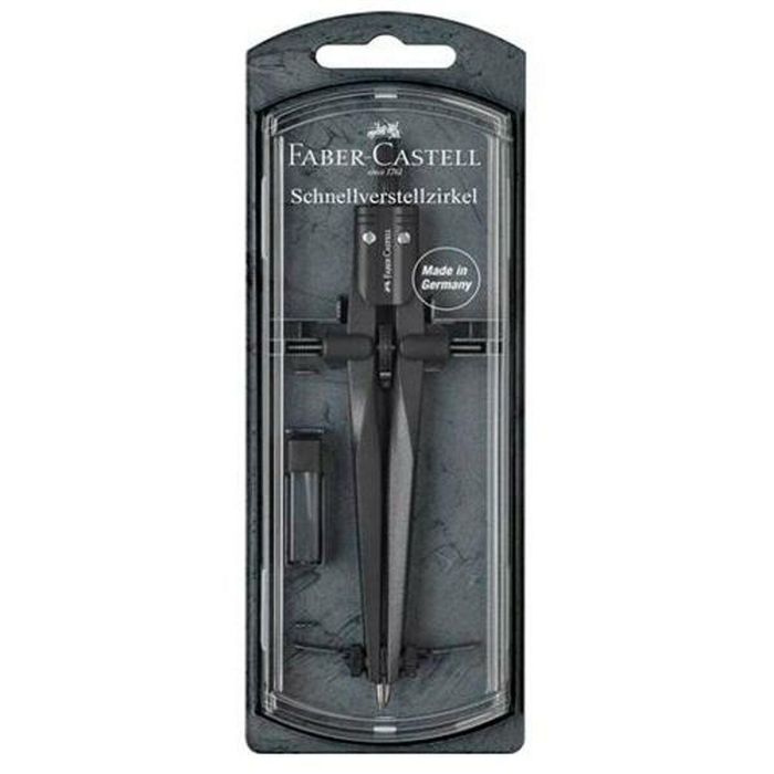 Compás Faber-Castell Negro (5 Unidades) 1 Compás Faber-Castell Negro (5 Unidades) 1