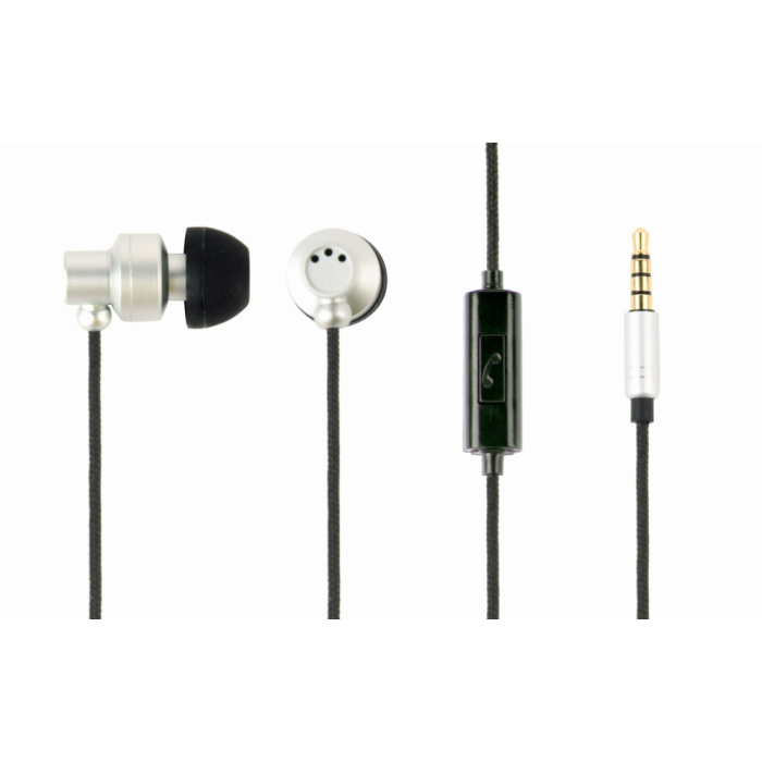 Gembird GMB Audio MHS-EP-CDG-S auricular y casco Auriculares Alámbrico Dentro de oído Llamadas/Música Plata Gembird GMB Audio MHS-EP-CDG-S auricular y casco Auriculares Alámbrico Dentro de oído Llamadas/Música Plata