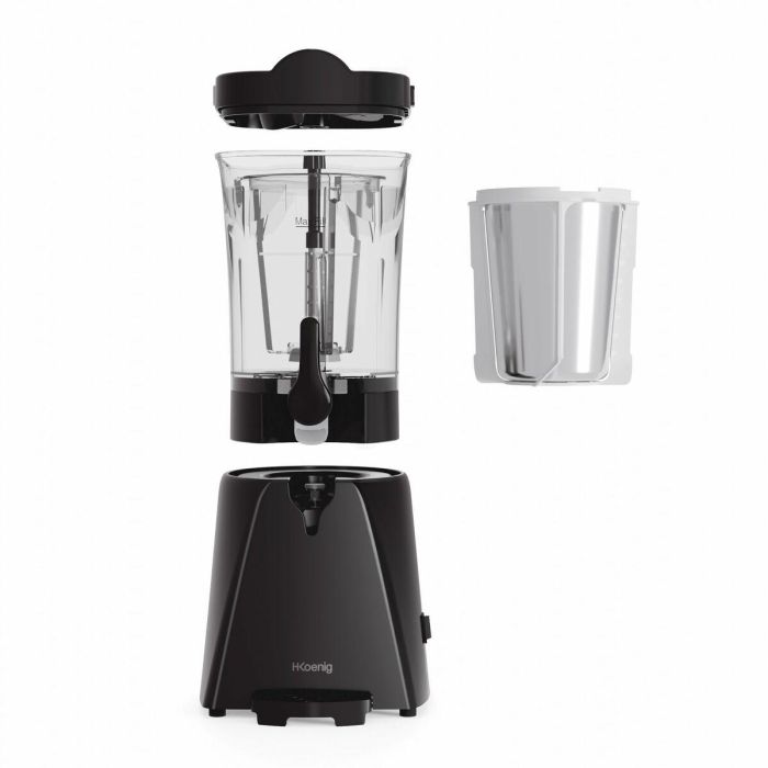 Hkoenig HKO3701335309840 Máquina de Granizados GTR60 - Capacidad 1 L, Recipiente Extraíble, 20W 2